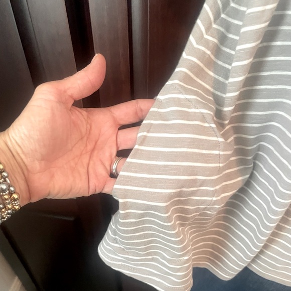 Lori Goldstein Striped A-Line Tank Top - Picture 4 of 9